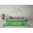 thumbnail image 3 of Ahgly Company Indoor Round Persian Emerald Green Traditional Area Rugs, 4' Round, 3 of 4