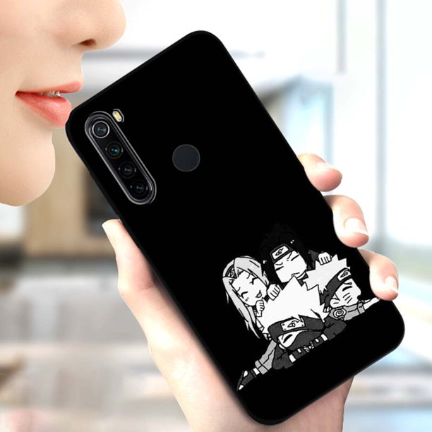 Xiaomi Poco C40 M5 M5s X4 GT M4 5G Funda De Silicona Negro TPU Teléfono Suave SL129 Naruto Art Anime Diseño