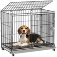 thumbnail image 1 of PawHut Cage pour Chien sur Roulettes, Cage pour Chien en Métal de 30 Pouces, 1 of 10
