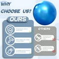 thumbnail image 4 of BESTSKY Exercise Ball,17.72in Stability Ball,Safety And Explosion-Proof Birth Ball,Blue, 4 of 7