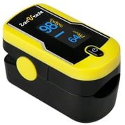 Zacurate 500F OLED Fingertip Pulse Oximeter (Sports and Aviation), Sunny Yellow, No Batteries