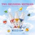 thumbnail image 3 of HEVIRGO 60ml Foam Toothpaste Effective Fruit Flavor Lightweight Foam Toothpaste Care Cleaner for Kids, 3 of 10