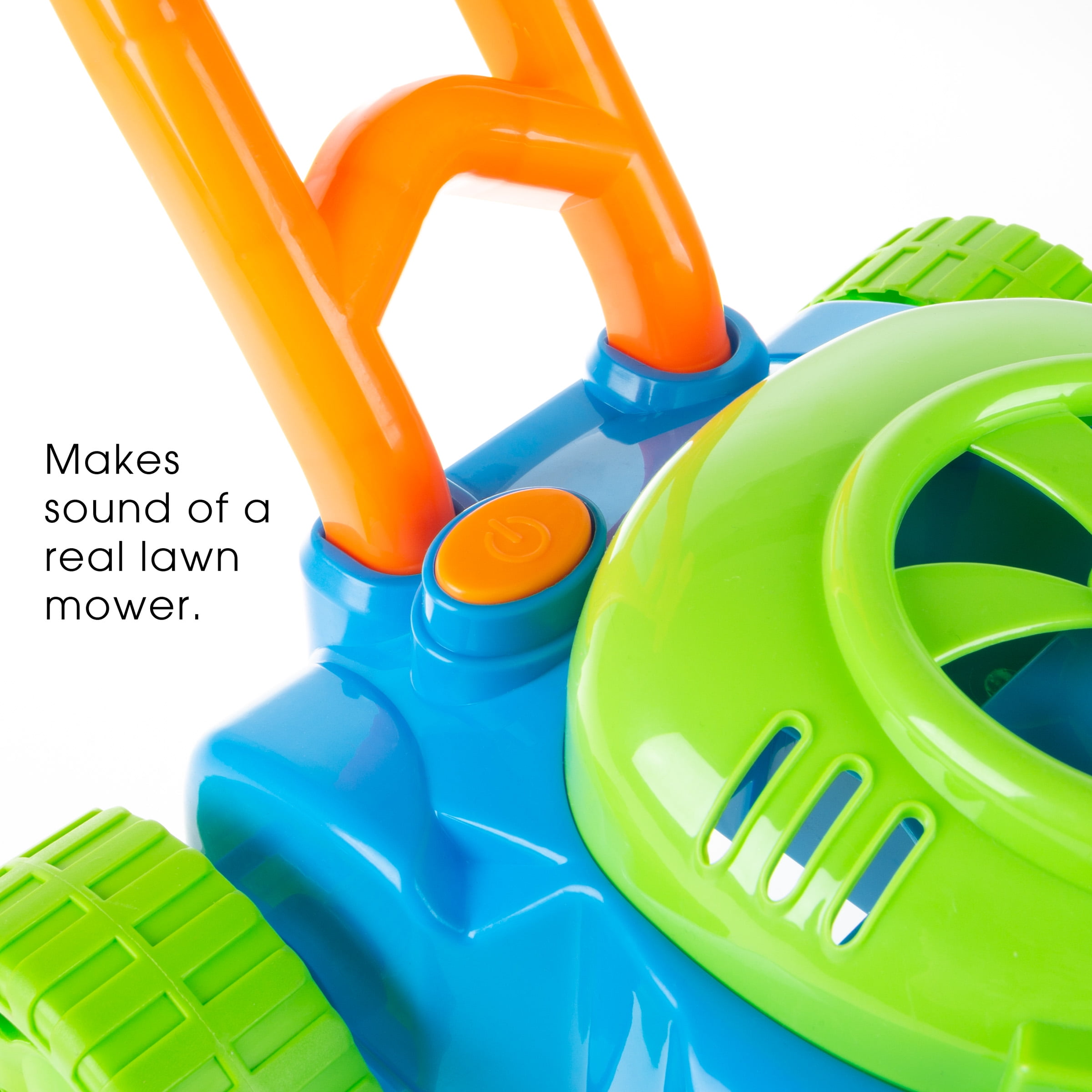 Toy Time Bubble Mower Toy - Realistic Sounds, Push Toy for Kids