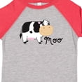 thumbnail image 4 of Inktastic Moo Says the Cow Boys or Girls Toddler T-Shirt, 4 of 5