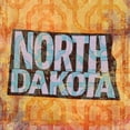 thumbnail image 3 of North Dakota 12x12 Black Modern Framed Museum Art Print Titled - Art Licensing Studio, 3 of 5