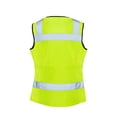 thumbnail image 4 of Utility Pro, Hi-Vis Reflective Women Safety Vest (Lime) (M), 4 of 4