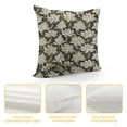 thumbnail image 4 of YINGXI Block Print Throw Pillow Covers Tan Pillow Cases Neutral Decorative Cushion Covers for Sofa Couch 12x12in, 4 of 5
