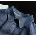 thumbnail image 3 of Zhengup Denim Fake Collar Detachable Dickey Collar Half Shirts Blouse False Collar Top for Women Girls Medium, 3 of 6