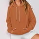 thumbnail image 4 of Sudaderas con capucha cómodas,Sudadera con capucha degradada, blusa de manga larga con cordón, cuello redondo, tejido suave y transpirable, corte holgado para usar en casa, sopatenor, 4 of 8