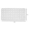 thumbnail image 2 of Bath Bliss Bubble Texture PVC Bathmat in White, 2 of 5