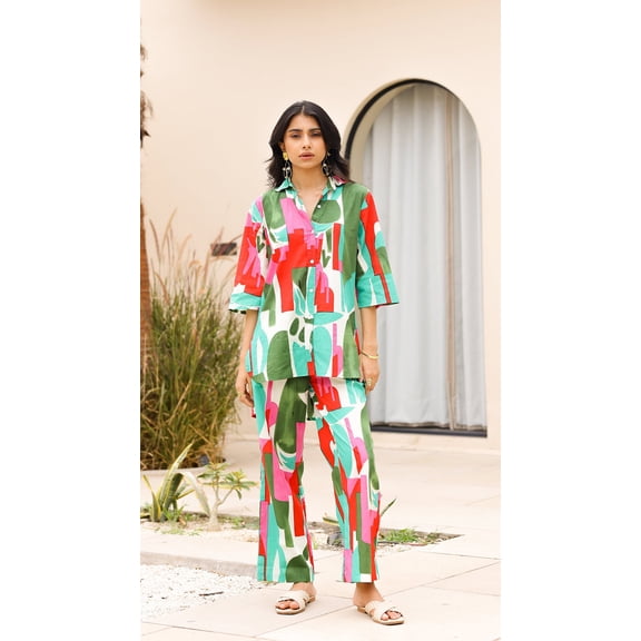 Top With Trousers Co-ords Set for Everyday Wear