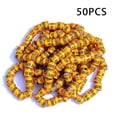 thumbnail image 2 of 100 Piezas 2021 Aluminio Pájaro Paloma Carreras Paloma Pierna Anillos Bandas Multicolor , Naranja Sunnimix Anillos de pierna de paloma, 2 of 7