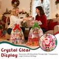 thumbnail image 3 of Christmas Cellophane Gift Bags  Large Clear Gift Bag with Bow for Christmas Baskets Xmas Gifts Wrapping Holiday Party Supplies 10pcs (3size), 3 of 7