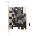 thumbnail image 2 of PCIE To USB Expansion Card, 4 Ports  Controller Expansion Cards With 480Mp/s Transmission Rate PCI E To USB 2.0 Adapter Compatible With 4X 8X 16X, 2 of 8