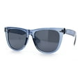 thumbnail image 4 of Iconic Oversize Retro Horn Rim Hipster Fashion Plastic Sunglasses Blue - Black, 4 of 6