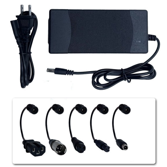 46V 2A Ebike Battery Charger, Adapter for Rideal and Class 48V Electric Bicycle, Fast Charging Power Supply for Ebike