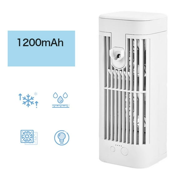 Compact Air Conditioner Mini Air Conditioner Three Speed Settings Adjustable Cool Air Silent Portable Air Cooler