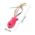 thumbnail image 2 of Colorful Ribbon Fish Cat Toy, Plush Replacement Head for Cat Teaser Wand, Interactive Kitten Toy for Play And Exercise, Stress Relief Toy for Small And Medium Cats, 2 of 2