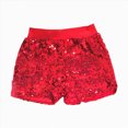 thumbnail image 2 of WXFAZCVU Girls Sequins Shorts Trendy Summer Clothes Hot Pants for Party Dance Daily Wear Size 5-7 Years, 2 of 4