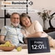 thumbnail image 3 of digital clock machine, large font calendar alarm clock, 7-inch upgraded version - voice time DST - black - European regulations, 3 of 5