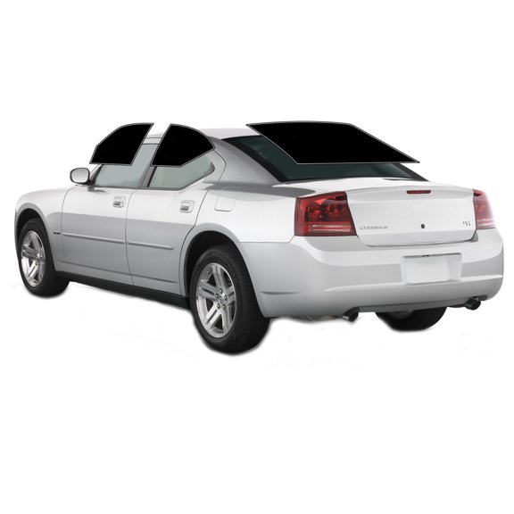 Haiy Co - PreCut 2Ply 05% Window Tint Film Kit For 2006-2010 Dodge Charger -Side+Rear Window