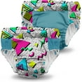 thumbnail image 1 of Kanga Care Lil Learnerz Reusable Swim and Toilet Training Pants (Large - Radical & Aquarius), 1 of 10