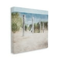 thumbnail image 4 of Stupell Industries Beach Fence Landscape Nature Painting Gallery Wrapped Canvas Print Wall Art, 36 x 36, 4 of 8
