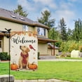 thumbnail image 2 of Fall Welcome Dog Fall Garden Flags 12.5"x18" Double Side,Small Yard Flags for Outside,Outdoor Fall Decor,Autumn Funny Garden Flag Yard Decoration, 2 of 4