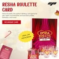 thumbnail image 2 of Juego de cartas para beber Caresha Please Resha Roulette con 4 vasos de chupito, 2 of 8