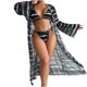 thumbnail image 2 of Trajes de baño para mujer, Trajes de baño para mujer, Traje de baño de tres piezas con tirantes de bikini estampados para mujer, Traje de baño de nailon para mujer, 2 of 9