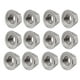 thumbnail image 1 of sweethay Paquete de 12 tuercas hexagonales con brida, tornillo M12 de acero inoxidable, piezas de repuesto industriales portátiles, accesorios Herramientas y ferretería, 1 of 5