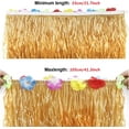 thumbnail image 6 of 12 Pack Hula Skirt Costume Kit for Hawaii Luau Party, Grass Skirt Sunglasses Leis Necklace Bracelet Set Luau Decorations for Kids and Adults, 6 of 7