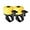Yellow 2 Pcs, variant on Bike Bell 2 Pack with Loud Melodious Sound Classic Mini Bicycle Bell for Kids Adults Bike Horn for Road, Mountain Bike for Scooter, MTB, BMX