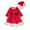 Red, variant on RIJOPUTY Matching Christmas Dresses for Sisters Christmas Dress Girls Size 12 White Christmas Casual Dress Dresses with Pockets Family Photo Outfits, Red 18-24 Months