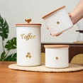 thumbnail image 6 of Coffee Canister, 3 pack Large Airtight Coffee Bean Storage Container, Café Grounds Container, Cafe Jar Cafe Holder, Food Storage Container for Flour, Sugar, Tea, 6 of 10