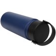 thumbnail image 3 of Taza de vacío de doble capa de acero inoxidable 304, taza de café con mango de vidrio para agua al aire libre, color azul esmerilado, 500ml, 3 of 10