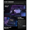 thumbnail image 5 of i-Blason for Nintendo Switch 2 Case with Stand Dockable [Foldable Joycon Holder] [Card Storage Slots] [Ergonomic Design] Comfortable Grip Uni-Body Protective Bumper Cover for Switch 2 (2025) (Silver), 5 of 10