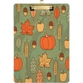 thumbnail image 1 of FMSHPON Pumpkins Leaves WheatApples Clipboard Hardboard Wood Nursing Clip Board and Pull for Standard A4 Letter 13x9 inches, 1 of 7