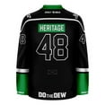 thumbnail image 2 of Mountain Dew Heritage Logo Blackout Hockey Jersey, 2 of 5