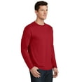 thumbnail image 4 of Port & Company Long Sleeve Fan Favorite Tee-L (Team Cardinal), 4 of 6