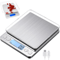 thumbnail image 1 of Kitchen Scale with USB Charging, Digital Scale 0.1g / 3kg, Electronic Fine Scale, PSC / Tare Function / LCD Display, 6 Units Conversion, Letter Scale, Pocket Scale, 1 of 9