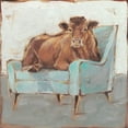 thumbnail image 2 of Harper, Ethan 20x20 Black Ornate Wood Framed with Double Matting Museum Art Print Titled - Moo-ving In IV, 2 of 4