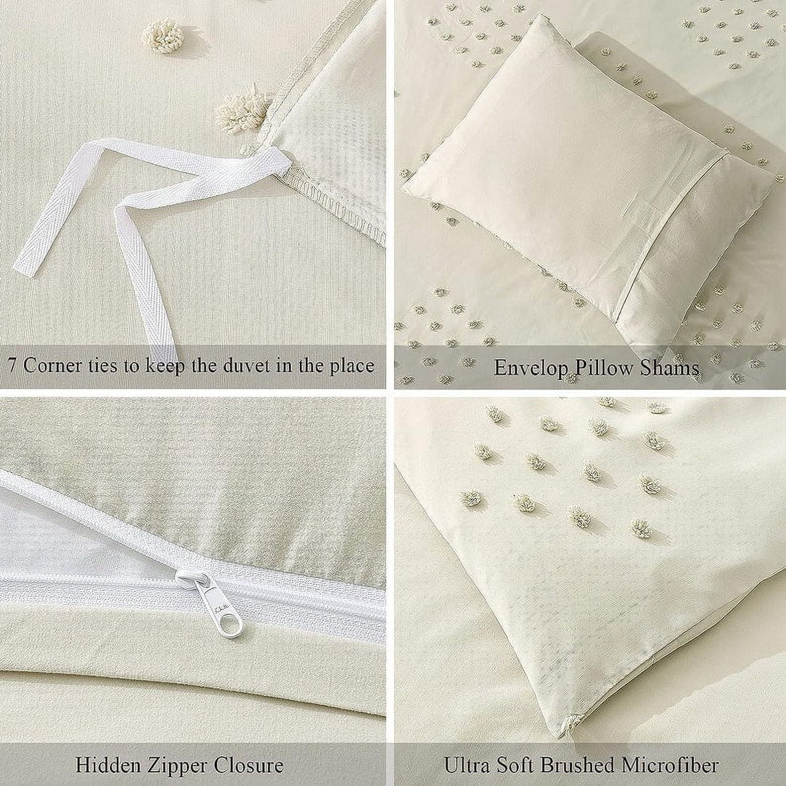 Premium Beige Duvet Cover - Soft and Stylish Bedding for a Cozy Bedroom - Queen/King Size Available