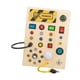 thumbnail image 4 of Tablero de actividades de madera con lámpara LED, tablero sensorial, juguetes educativos de aprendizaje temprano, regalos con interruptor, juguete Estilo B, 4 of 9