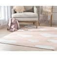 thumbnail image 6 of Well Woven Kids Rugs Cloud 9 Modern Coral Printed Distressed Machine Washable 3'3" x 5' Area Rug, 6 of 7