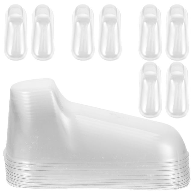 Miangastore Présentoir à Chaussures pour Tout-Petits en PVC Transparent et Durable 40 Pcs