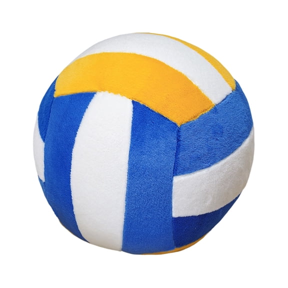 Volleyball Plush Doll Decorative Sports Ball Stuffed Accessory for Backpack 20cm Soft Round Plushie 8inch 8inch
