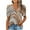 Khaki summer tops for women, variant on USSUMA T-Shirts for Women Trendy Floral Marble Print Women's Shirts and Blouses Puff Sleeve Female Tops Dressy Casual Summer Ruched Elegant V Neck Plus Tunics Beach