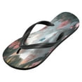thumbnail image 2 of YAZAOOSummer Flip Flops Creatively White Cat Simple Beach Sandals, 2 of 8