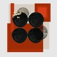 thumbnail image 2 of PI Studio  12x12 Gold Ornate Wood Framed with Double Matting Museum Art Print Titled - Fading Forms I, 2 of 4